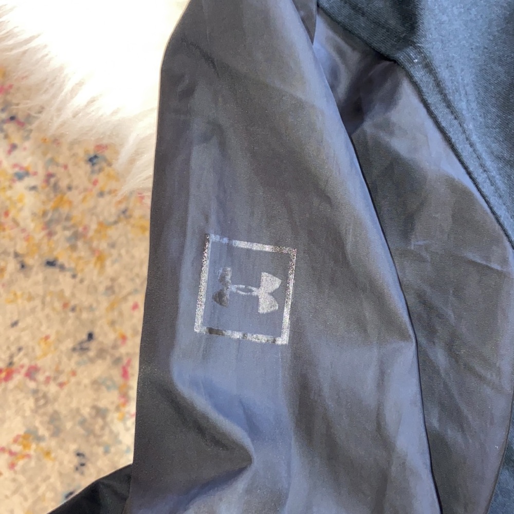 Under Armour Fitted 3/4 Zipper Hoodie Shirt Size Large - Picture 9 of 16